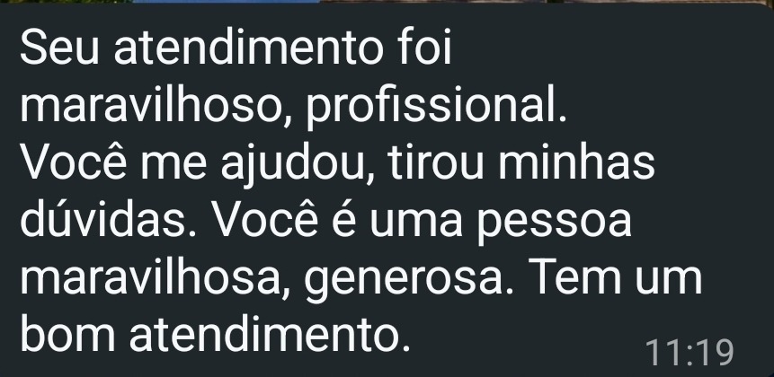 Depoimento de cliente satisfeito com a assessoria do passaporte do Mundo Cabe na Mala