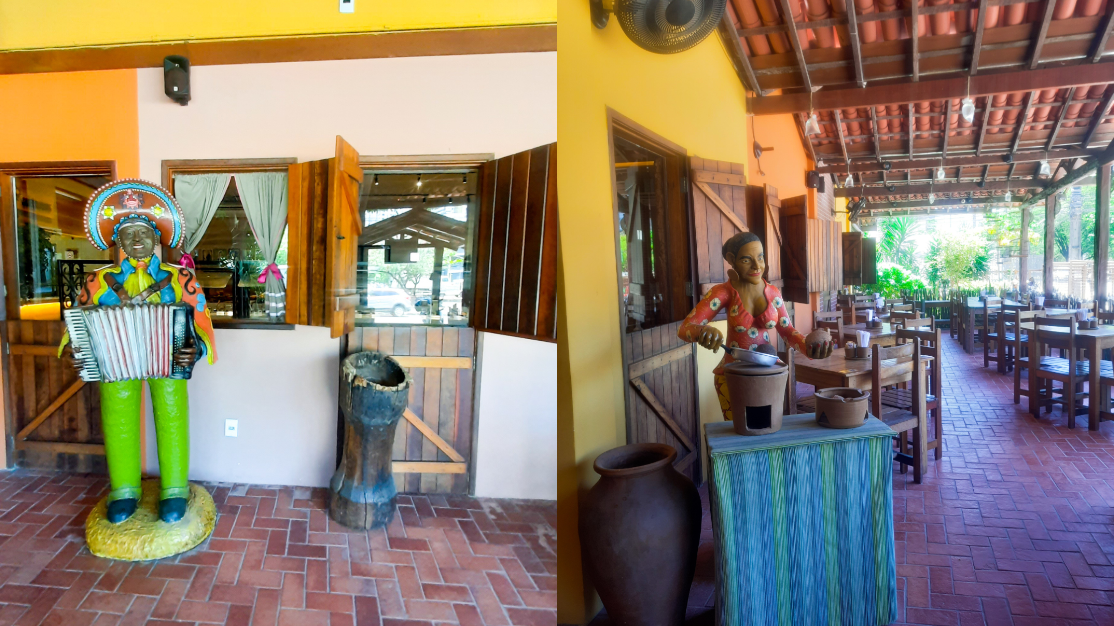 Onde comer em Recife e Olinda, imagens externas do Restaurante Parraxaxá.